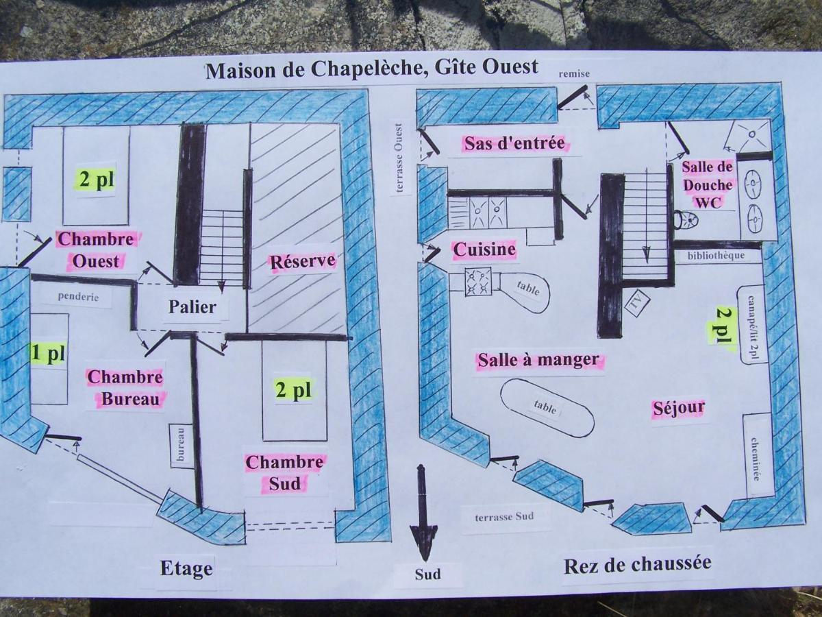 Gite De Chapeleche Les Chataigniers Gluiras Exterior photo